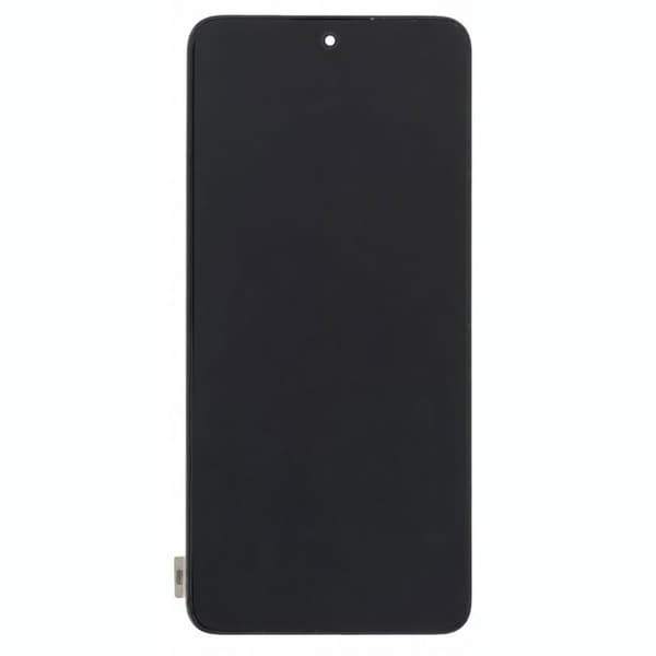 Fuldskærm til Redmi Note 13 4G AMOLED-panel med berøringsglas og sort Xiaomi chassis Svart