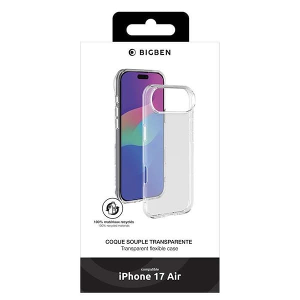Coque Silisoft - IPhone Air - Läpinäkyvä Vit