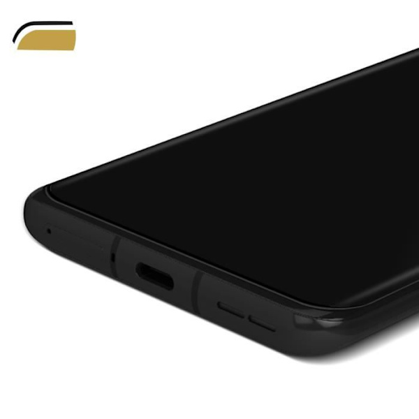 Skærmfilm - Enkay - OnePlus 10 Pro 5G - 9H hærdet glas - Anti-fingeraftryk - Fuld 3D-beskyttelse Svart