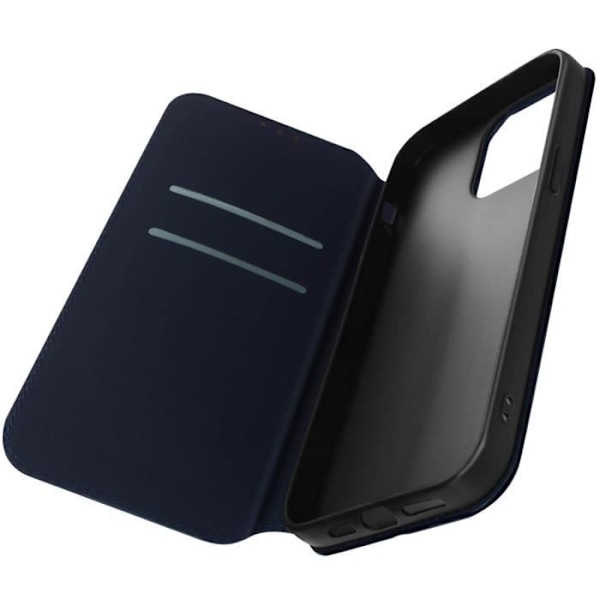 iPhone 14 Pro folio cover - AVIZAR - Kortholder klap - Video support funktion - Midnatsblå Midnattsblå