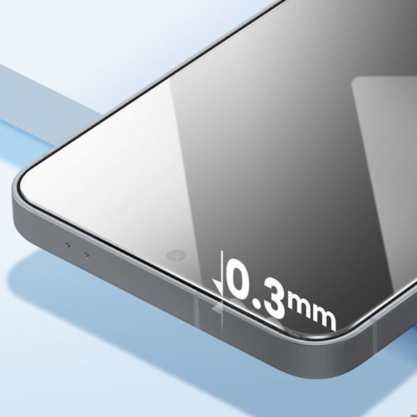 Samsung Galaxy S25 Karkaistu Lasi 9H Kovuus Naarmuuntumaton Blue Star Läpinäkyvä Vit