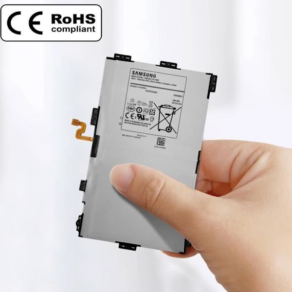 Internt batteri för Galaxy Tab S4 - AVIZAR - EB-BT835ABU - Kapacitet 7300mAh - Grå - Litiumjon - 3,7 V