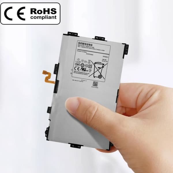 Internt batteri til Galaxy Tab S4 - AVIZAR - EB-BT835ABU - Kapacitet 7300mAh - Grå - Lithium Ion - 3,7 V