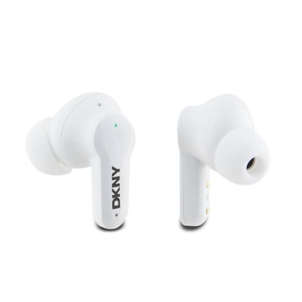 Langaton TWS Bluetooth 5.3 -kuulokkeet 3D Rubber Matte DKNY Valkoinen Svart
