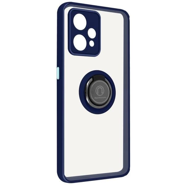 Skyddsskal - AVIZAR - Realme 9 Pro Plus och 9 4G - Bi-material - Videostöd - Blå Blå