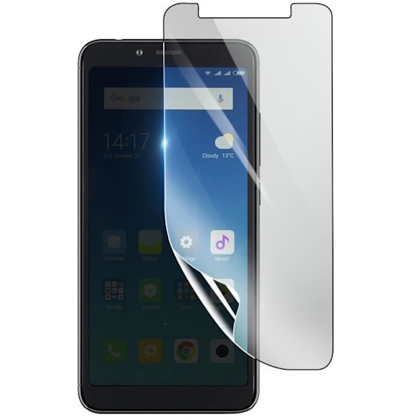 Näytönsuoja - 3MK - Xiaomi Redmi 6A - Iskunkestävä Hydrogeeli - Läpinäkyvä - Naarmuuntumaton Transparent