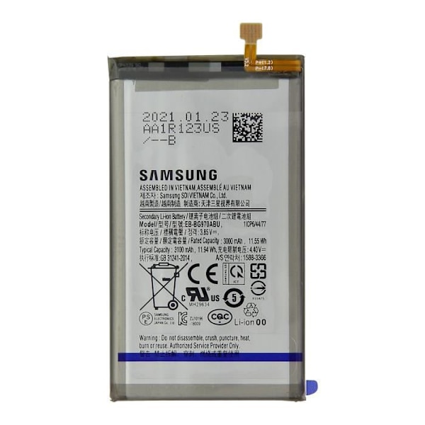 Internt batteri Samsung Galaxy S10e 3100 mAh Original Sort