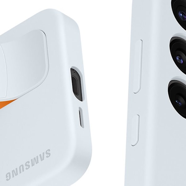 Samsung Galaxy S24 Plus Kuori Kahva Tuki Jalusta Samsung Vaaleansininen Blå