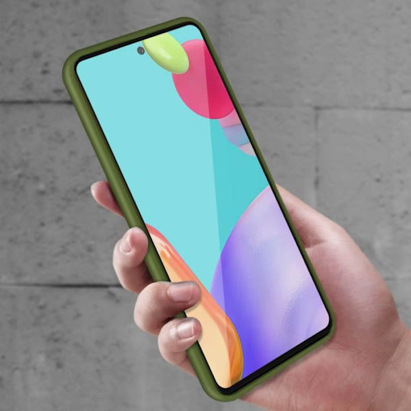 Film til Samsung Galaxy A52 og A52s hærdet glas 9H Tiger Glass Muvit sorte kanter