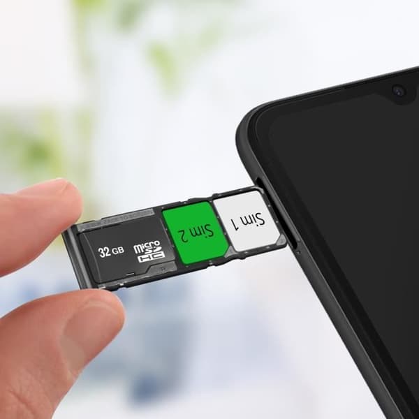 SIM-kortskuffe - Xiaomi - Redmi 10C - Dual Nano SIM - Micro-SD - Sort Svart