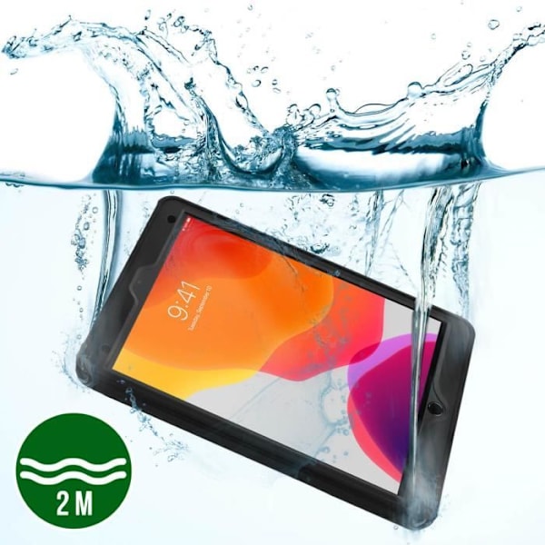 Coque iPad 2019 10.2 - 4SMARTS - Active Pro - Vandtæt IP68 - Stødabsorbent 2m - Transparent Hvid Klar vit