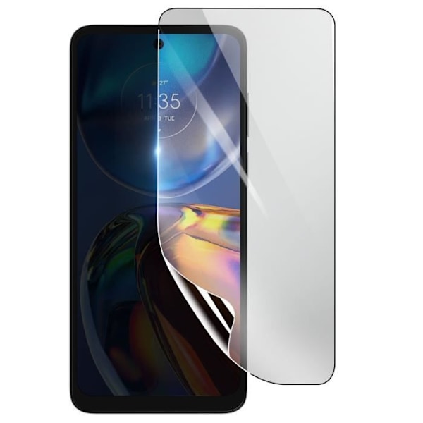 Suojakalvo - 3MK - Motorola Moto E32 - Iskunkestävä Hydrogeeli - Läpinäkyvä - Naarmuuntumaton Transparent