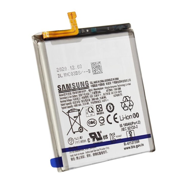 Internt batteri Samsung Galaxy S21 4000 mAh Original Sort Svart