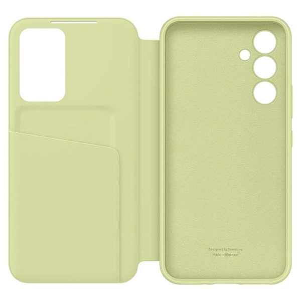 Samsung Galaxy A54 5G Fönsterfodral Smart View Plånbok Original Lime Green Grön