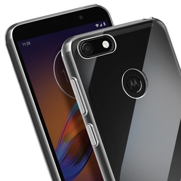 Coque til Motorola Moto E6 Play Silikone Blød Design Tynd Let Transparent Transparent
