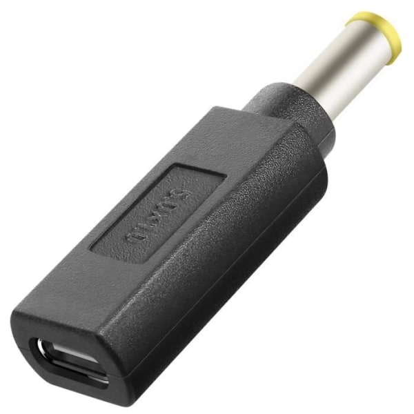 USB-C till Laddningsadapter för Samsung Notebook 5,0 x 1,0 mm, Svart