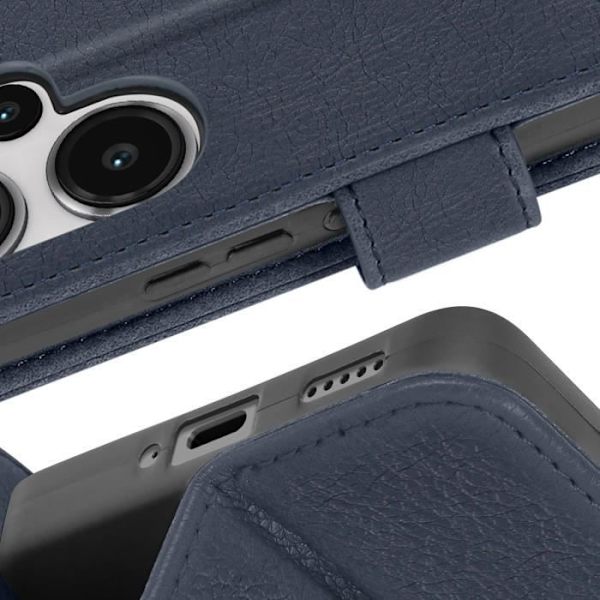 Fodral till Xiaomi Redmi Note 13 Pro Plus - AVIZAR - Support för plånbok och video - Midnight Blue Blå