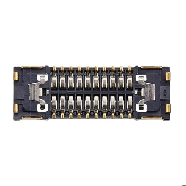 FPC Connector Bagkamera til iPhone 16 Pro / 16 Pro Max 20 Pins Sort Svart