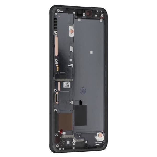 LCD-skärm - Xiaomi - Mi Note 10 / 10 Pro - Svart - Touchglas - Förmonterad chassi Svart