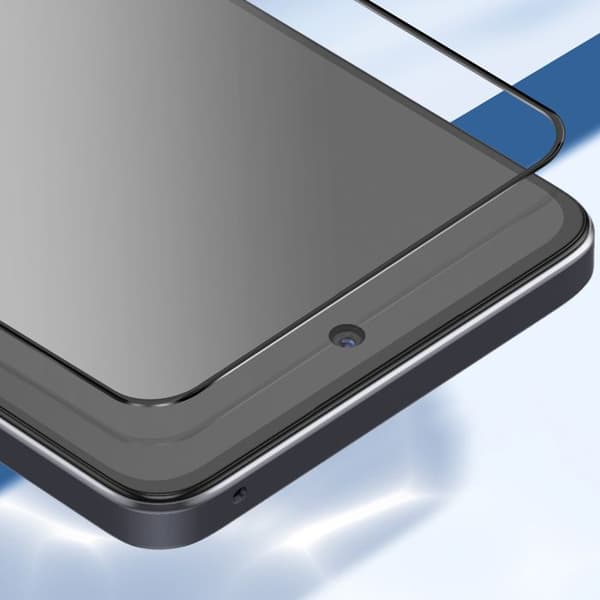 Hærdet glas til Realme 14x og C75 Hårdhed 9H Ridseresistent Sort Svart