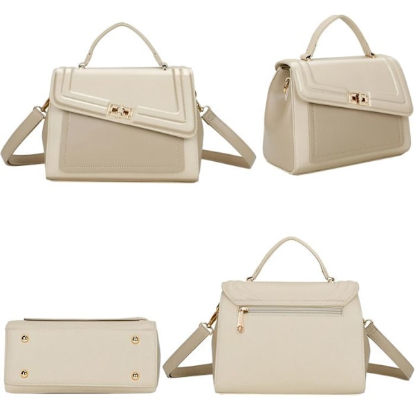 Axelväska i konstläder för kvinnor Gallantry Beige Beige