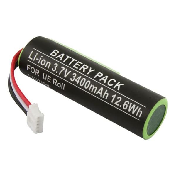 Batteri - ADVARSEL - Logitech UE Roll / UE Roll 2 - Li-ion 3.7V - 3400mAh - Sort Svart