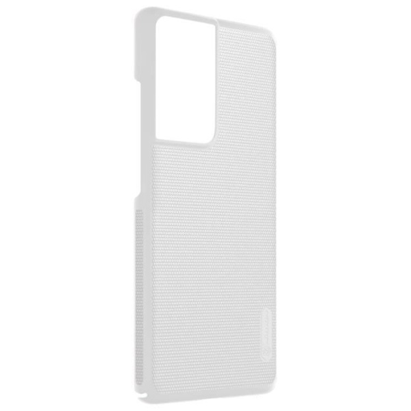 Coque - Nillkin - Samsung S21 Ultra - Videostöd - Matt Finish - Vit Polykarbonat Vit