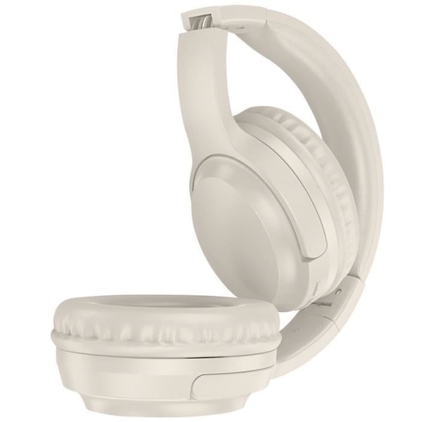 Bluetooth Headset Vadderat Pannband 3,5 mm Jack Input 30H Batterilivslängd Borofone Beige