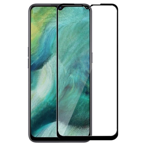 Oppo Find X2 Lite Film Resistant Organic Glass Anti-Fingerprint Force Glass Musta