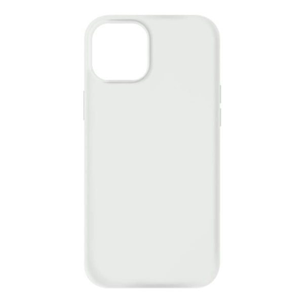 Skyddsskal - AVIZAR - iPhone 13 - Halvstyvt silikon - Soft-touch finish - Vit Vit
