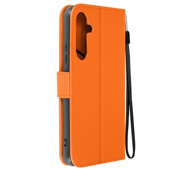 Frog Fodral för Samsung S23 Plånbok Video Support Handledsrem Orange