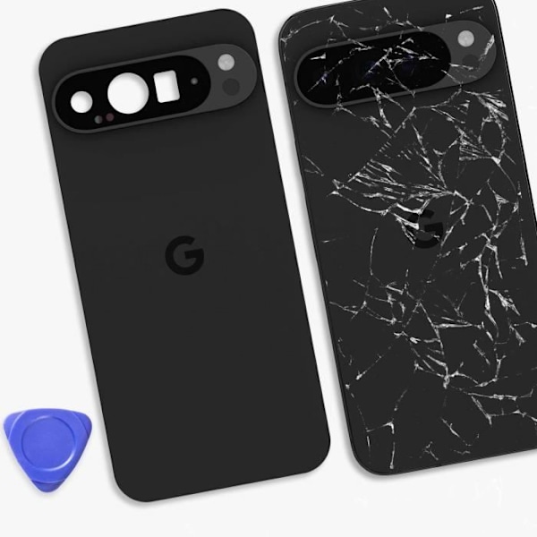 Takakansi Google Pixel 9 Pro XL alkuperäinen palvelupaketti Google musta Svart