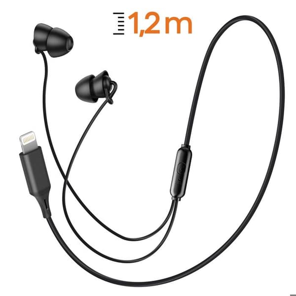 Lightning-uniset iPhone / iPad:lle Bluetoothilla ja mikrofonilla LinQ Musta Svart