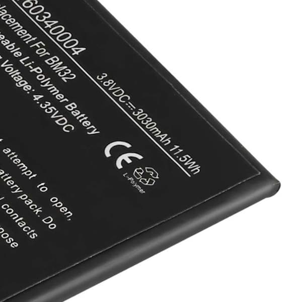 Batteri - AVIZAR - Xiaomi Mi 4 / 4 4G - Li-polymer - 3030mAh - 3.8V Sort Svart