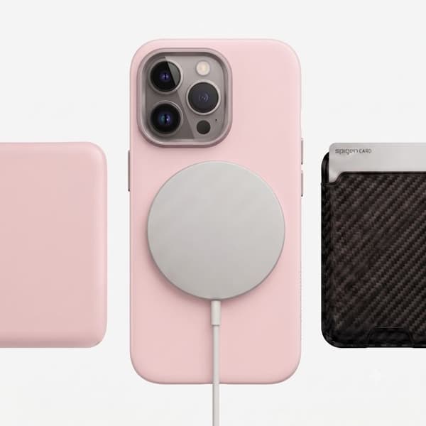 Cover til iPhone 16 Pro Model SolidX Soft Touch Stødabsorberende Rhinoshield Rosa Ros