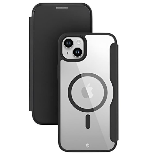 Kotelo iPhone 15 Plus Force Case Iskunkestävälle MagSafe Cover 2m musta