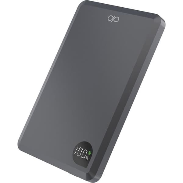 Powerbank MagSafe til iPhone og Qi2 smartphones 15W 5000 mAh Force Power Mørkegrå Grå