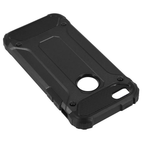 Johtamaton suojakuori - Apple - iPhone 6/6s - Silikonigeeli - Polykarbonaatti - Musta Svart