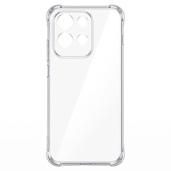 Silicone Cover til Redmi 17 med Forstærkede Hjørner Transparent Vit