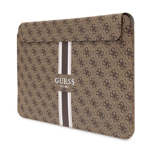 Laptopfodral - Guess laptopfodral GUCS14P4RPSW 14'' Brown 4G Stripe print