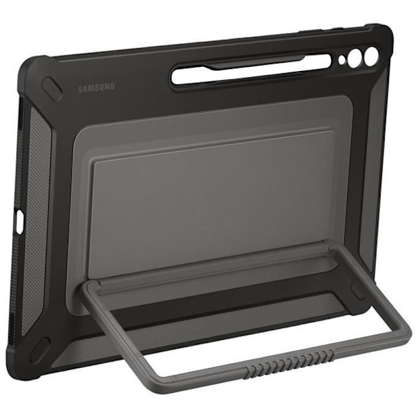 Coque til Galaxy Tab S9 Ultra - Samsung - Militære standarder - Justerbar støtte - Indbygget stylus-holder - Sort Svart