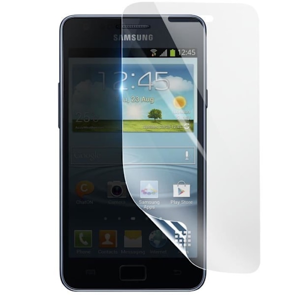 Näytönsuoja - 3MK - Samsung Galaxy S2 - Iskunkestävä Hydrogeeli - Läpinäkyvä - Naarmuuntumaton Transparent