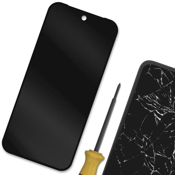 LCD-skærm med erstatningsberøringsglas til Google Pixel 10 Pro XL Sort Svart