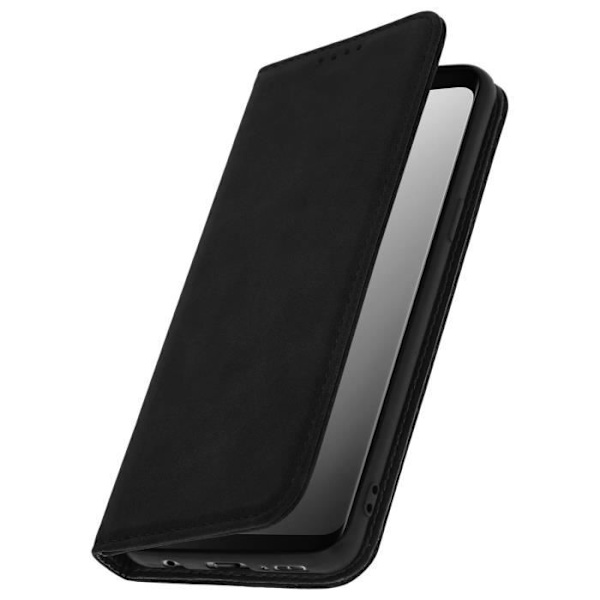 Housse folio portefeuille - AVIZAR - Galaxy S9 - Silicone Gel - Video Støtte - Sort Svart
