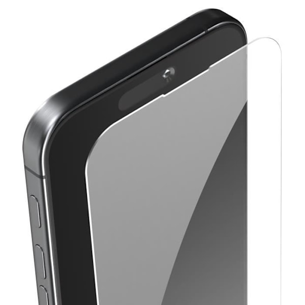 Karkaistu lasi - BLUESTAR - iPhone 16 - 9H Kovuus - Naarmuuntumaton - Pyöristetyt reunat Transparent