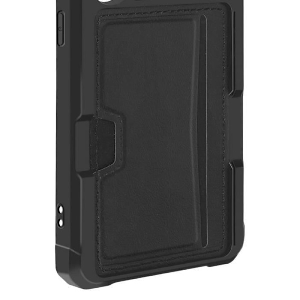 AVIZAR Fodral för Samsung Galaxy S24 Stötsäkert med förstärkta hörn och korthållare svart Svart