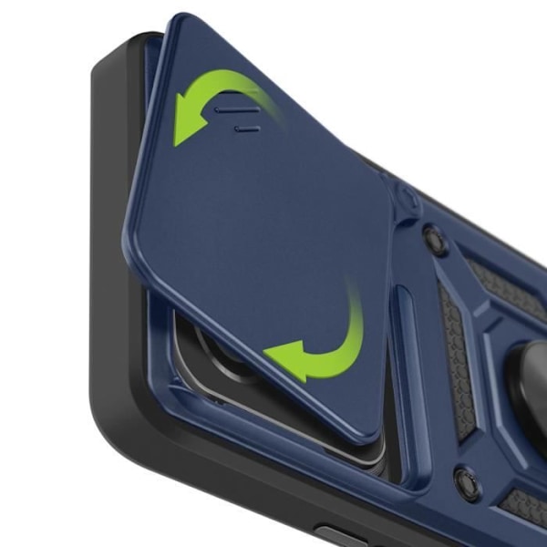 Coque för Xiaomi 15 Pro Ring Stöd med Kamera Skydd Mayaxess Blå Natt Blå