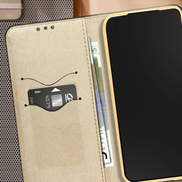 Cover til Samsung Galaxy S24 Plus Flip Wallet Video Support Sort Svart