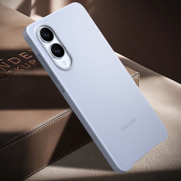 Coque til Samsung Galaxy S25 Edge Læder Kindsuit Originale Samsung Lys Blå