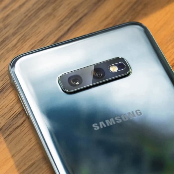 Beskyttende glas Galaxy S10e kamera hærdet glas 9H anti-fingeraftryk gennemsigtig